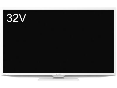 32V型地上・BS・110度CSデジタルハイビジョン液晶テレビ 外付HDD対応 ホワイト系 2T-C32DE-W