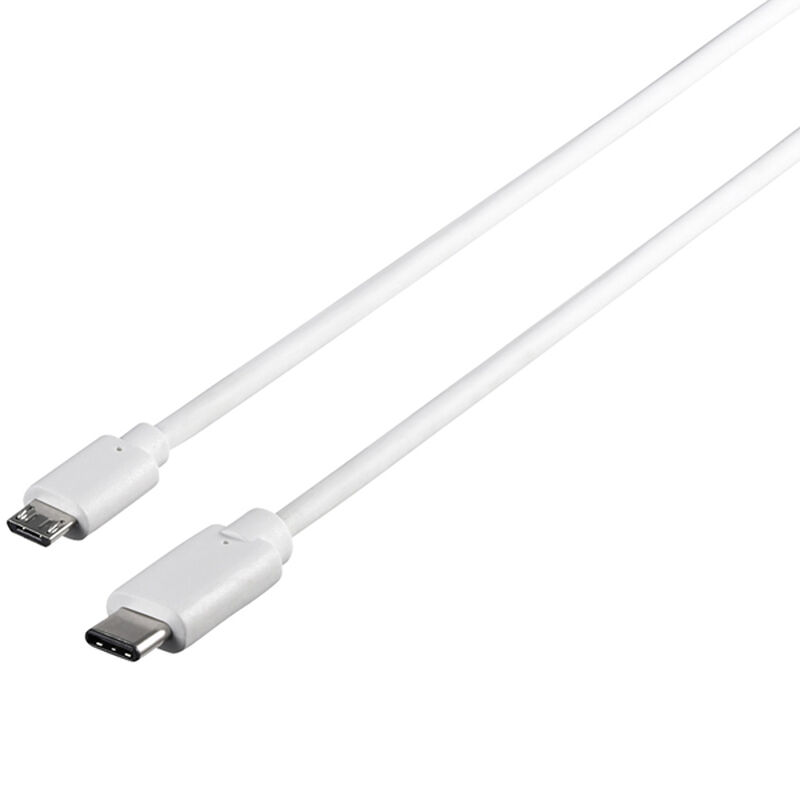 USB2.0ケーブル（microB to C） 2.0m ホワイト BSUMBC220WH