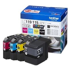 brother インクカートリッジ LC119/115-4PK 4色LC119115-4PK