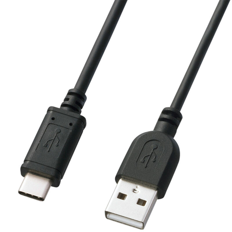 USB2.0 Type C-Aケーブル（2m・ブラック） KU-CA20K