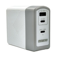 Power Delivery 3.1対応 GaN AC充電器/140W/USB Type-C 2ポート Type-A 1ポート/ホワイト APD-A140AC2-WH
