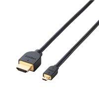 HDMI-Microケーブル/イーサネット対応/1.5m/ブラック CAC-HD14EU15BK
