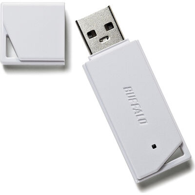 USB2.0 どっちもUSBメモリー 64GB ホワイト RUF2-KR64GA-WH
