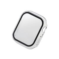 Apple Watch Series 8/7 41mm用フルカバーケース/プレミアムガラス/ゴリラ/セラミックコート/クリア AW-22BFCGOCCR