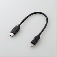 USB-C to Lightningケーブル/スタンダード/0.1m/ブラック MPA-CL01BK
