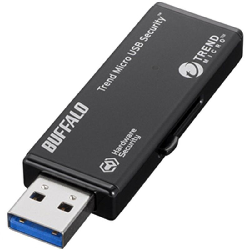 ハードウェア暗号化機能 USB3.0 セキュリティーUSBメモリー ウイルススキャン1年 4GB RUF3-HSL4GTV