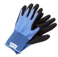 【ストロングンテ】タングステン耐切創手袋（家庭用） 耐切創レベルD ブルー LLサイズ WKTG3XA