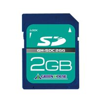 SDメモリーカード 2GB 3年保証 GH-SDC2GG