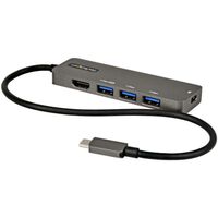 USB Type-C マルチ変換アダプター/USB-C-HDMI 2.0b 4K60Hz(HDR10)/100W Power Deliveryパススルー対応他 DKT30CHPD3