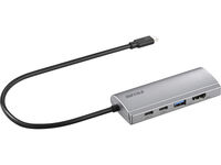 USB Type-C接続 ドッキングステーション PD対応 HDMI出力 シルバー LUD-U3-CGHDSV