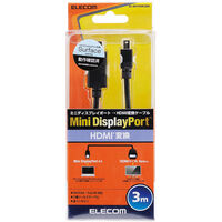 Mini DisplayPort-HDMI変換ケーブル/3.0m/ブラック AD-MDPHDMI30BK