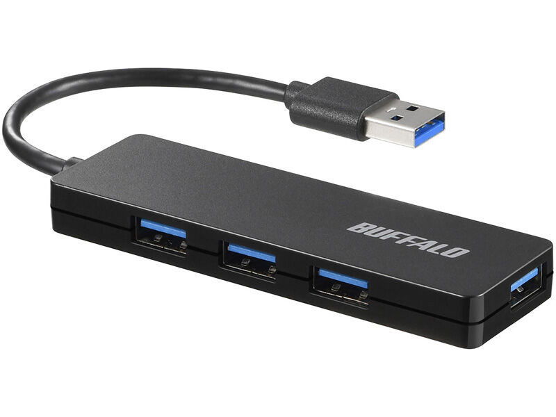 富士通WEB MART] USB3.0 4ポート バスパワーハブ ブラック