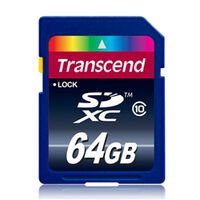 64GB SDXCカード Class 10 TS64GSDXC10