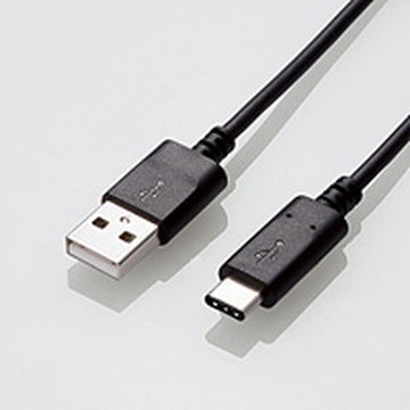 USB3.1ケーブル/Gen2/A-Cタイプ/認証品/3A出力/1.0m/ブラック USB3-AC10NBK