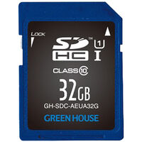 データ復旧サービス付 SDHCメモリーカード UHS-I クラス10 32GB GH-SDC-AEUA32G