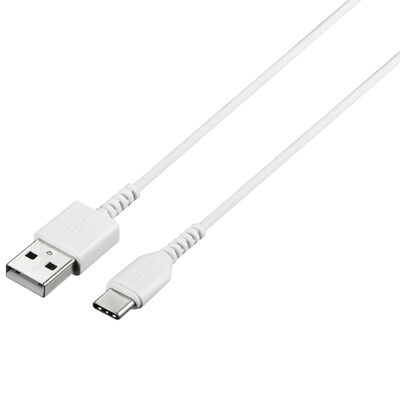 USB2.0ケーブル（Type-A to Type-C） 0.5m ホワイト BSMPCAC105WH