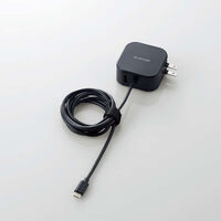AC充電器/スマホ・タブレット用/USB Power Delivery準拠/20W+12W/USB-Cケーブル一体型/1.5m/USB-A1ポート/ブラック MPA-ACCP19BK
