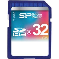 SDHCメモリーカード 32GB (Class4) 永久保証 SP032GBSDH004V10