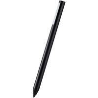 タッチペン/スタイラス/リチウム充電式/汎用/ペン先交換可能/ペン先付属なし/ブラック P-TPACST02BK