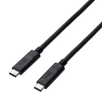 USB3.1ケーブル/Gen2/C-Cタイプ/認証品/PD対応/3A出力/1.0m/ブラック USB3-CCP10NBK