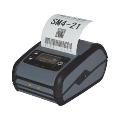 紙幅58mmモバイルタイプライン印字方式小型サーマルプリンタ（Bluetooth SPP・USB） 有機ELディスプレイ SM4-21C