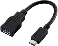 USB3.1変換ケーブル/Type-C端子/ブラック USB3-AFCM01BK