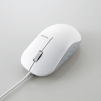 法人向け高耐久マウス/USB光学式有線マウス/3ボタン/EU RoHS指令準拠/ホワイト M-K7URWH/RS