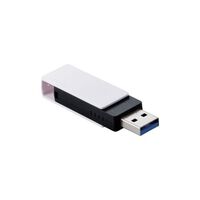 USBメモリ/USB3.2(Gen1)/USB3.0対応/回転式/32GB/ホワイト MF-RMU3B032GWH