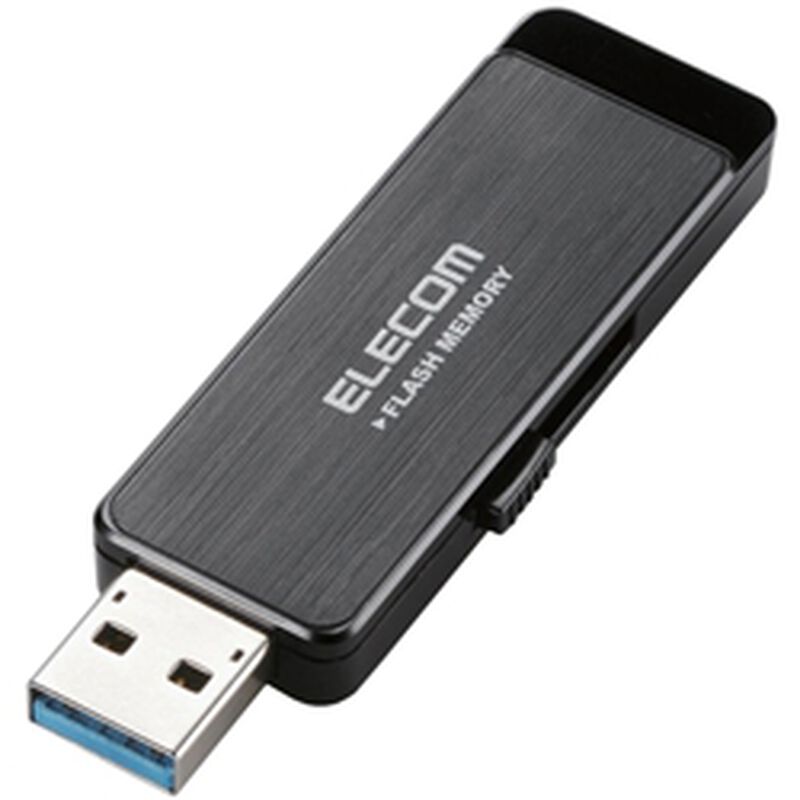 USBフラッシュ/32GB/ハードウェア暗号化機能/ブラック/USB3.0  MF-ENU3A32GBK