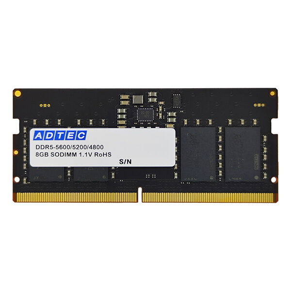驚きの安さ アドテック DDR5-4800 UDIMM UDIMM 6年保証 8GB アドテック