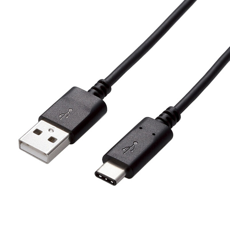 USB2.0ケーブル/A-Cタイプ/認証品/0.5m/ブラック U2C-AC05NBK
