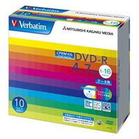 DVD-R 4.7GB CPRM PCデータ用 16倍速対応 10枚スリムケース入り ワイド印刷可能 DHR47JDP10V1