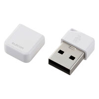 USBメモリ/USB3.2(Gen1)対応/小型/キャップ付/誤消去防止機能ソフト対応/32GB/ホワイト MF-USB3032GWH