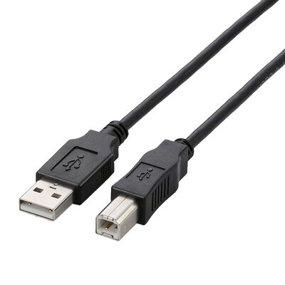 USB2.0ケーブル/A-Bタイプ/ノーマル/2.0m/ブラック U2C-BN20BK
