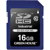 インダストリアルSDHCカード SLC -40～+85℃ 16GB GH-SDI-XSA16G