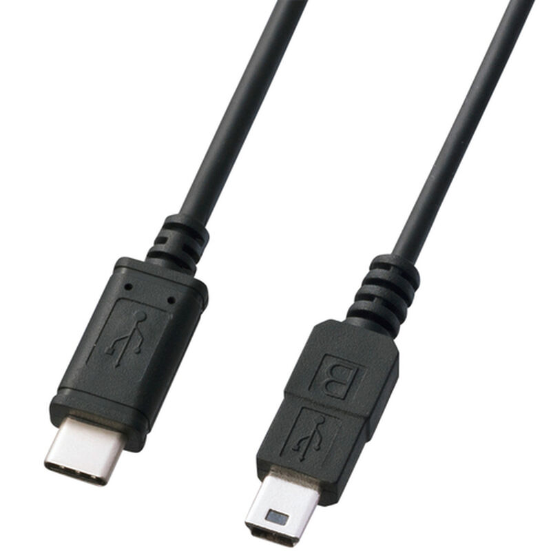 USB2.0 Type C-miniBケーブル（2m・ブラック） KU-CMB20