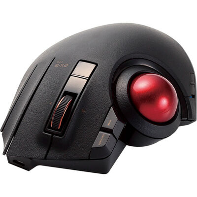 トラックボールマウス/親指/8ボタン/チルト機能/有線/無線/Bluetooth/ブラック M-XPT1MRBK
