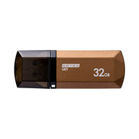USB2.0 キャップ式フラッシュメモリ UKT 32GB シャンパンゴールド AD-UKTSG32G-U2
