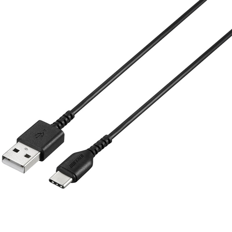 USB2.0ケーブル（Type-A to Type-C） 0.5m ブラック BSMPCAC105BK