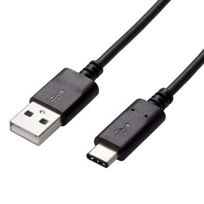 スマートフォン用USB2.0ケーブル/USB(A-C)/認証品/1.0m/ブラック MPA-AC10NBK