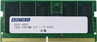 DDR5-4800 SO-DIMM ECC 16GBx2枚 1Rx8 ADS4800N-E16GSBW