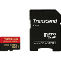 16GB microSDHCカード Class 10 UHS-I 600x TS16GUSDHC10U1