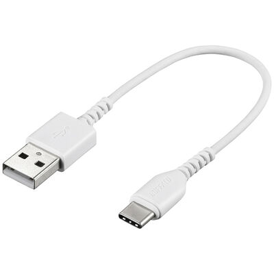 USB2.0ケーブル（Type-A to Type-C） 0.1m ホワイト BSMPCAC101WH