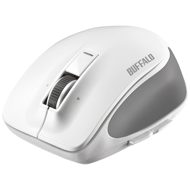 Bluetooth BlueLED プレミアムフィットマウス Mサイズ ホワイト BSMBB500MWH