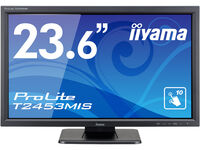 タッチパネル液晶 23.6型/1920x1080/D-sub、HDMI、DP/ブラック/スピーカー/フルHD/赤外線方式 T2453MIS-B1