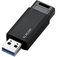 USB3.1(Gen1)対応メモリー/ノック式/オートリターン機能付/16GB/ブラック MF-PKU3016GBK