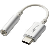 USB Type-C - 4極3.5mmステレオミニプラグ変換ケーブル/デザイン耐久/シルバー EHP-C35DS01SV