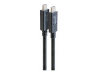 USB Type-C to USB Type-Cケーブル（USB3.2 Gen2×2/PD5A/Altモード対応） 100cm ブラック GP-CCU325A10M/B