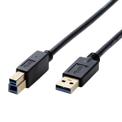 USB3.0ケーブル/A-Bタイプ/2.0m/ブラック DH-AB3N20BK