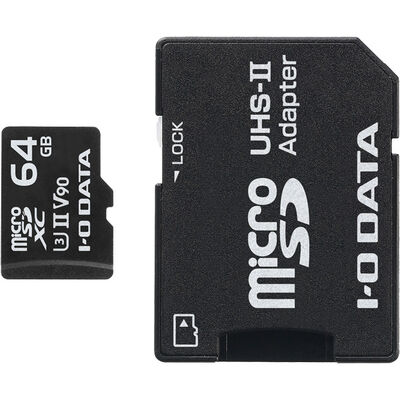 UHS-II UHS スピードクラス3対応 microSDXCメモリーカード 64GB MSDU23-64G